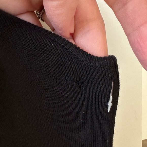 A.L.C. Midi Dress – Marc Rib Knit Racerback Black Size S - Picture 6 of 8